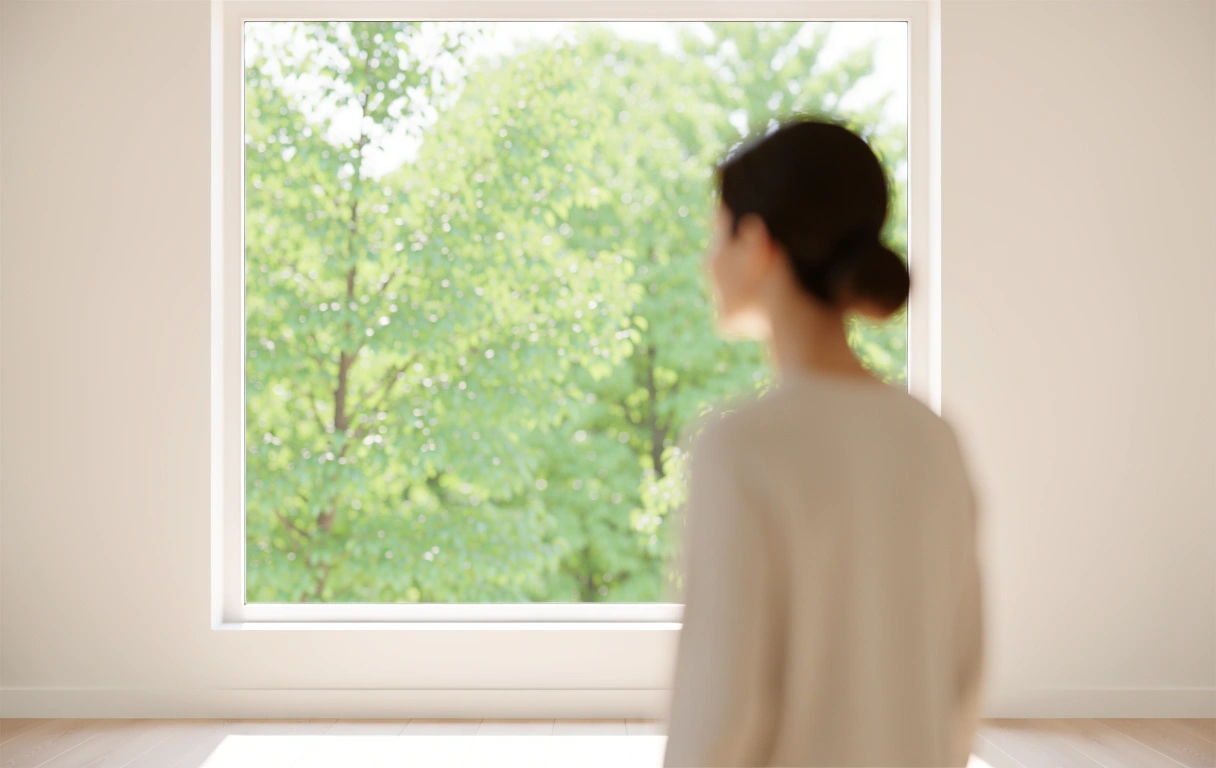 Looking toward natural light